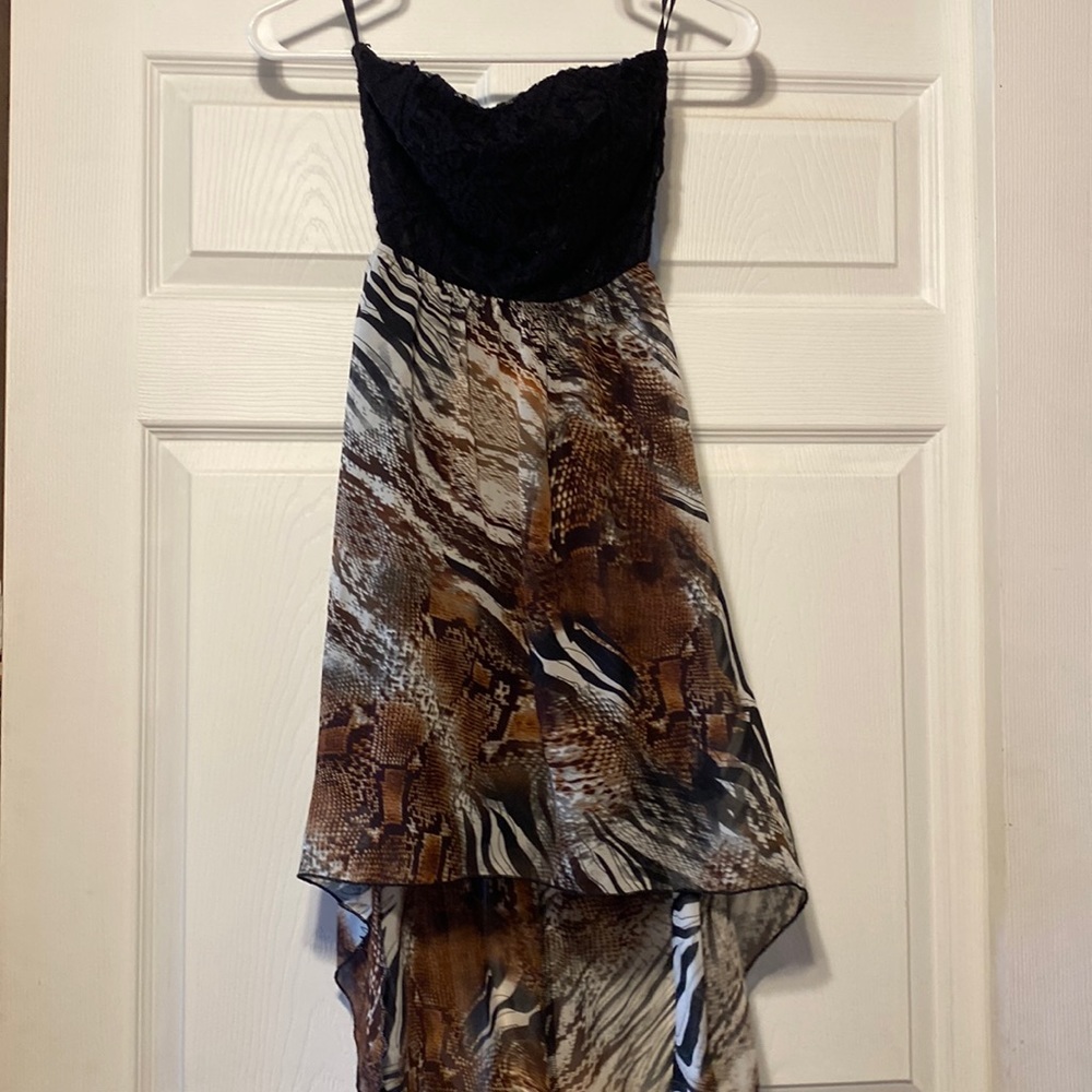 Strapless dress